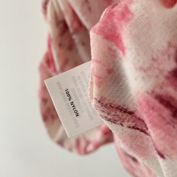 Y2K Sleeveless Blouse S Pink Ruffle Ruched Hem Barbie Coquette Fairy Romantic - Picture 6 of 9